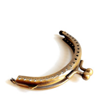 Chiusura per Borse Bronzo - 8 cm Chiusura per Borse Bronzo - 8 cm