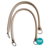Manici per Borsa in Ecopelle Panna - Lunghezza 55 cm