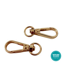 Moschettoni Apribili per Manici e Tracolle - Colore Oro Moschettoni Apribili per Manici e Tracolle - Colore Oro