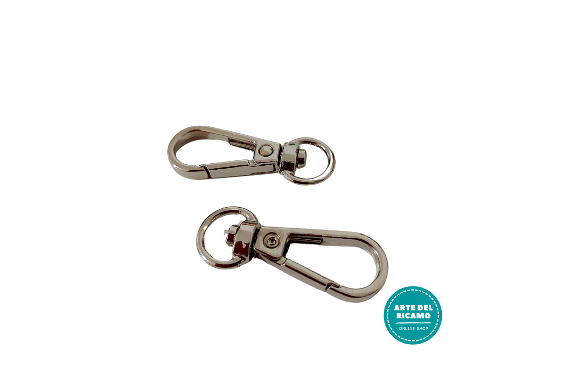 Opening Snap Hooks for Bags - Color Silver Opening Snap Hooks for Bags - Color Silver