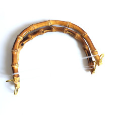 Manici per Borsa a Mano in Bamboo - Finitura Oro Manici per Borsa a Mano in Bamboo - Finitura Oro