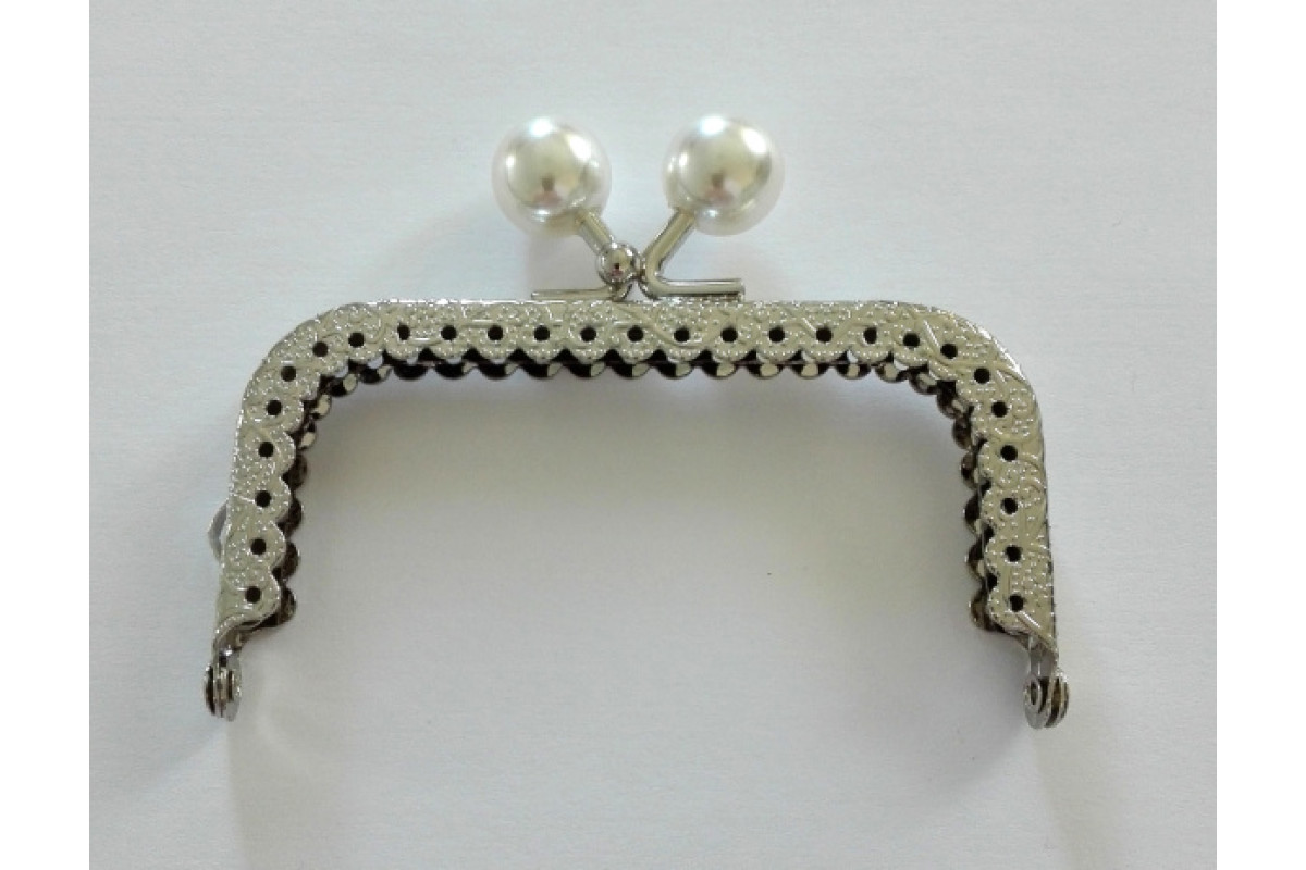 Chiusura per Borse con Perla Bianca Chiusura per Borse con Perla Bianca