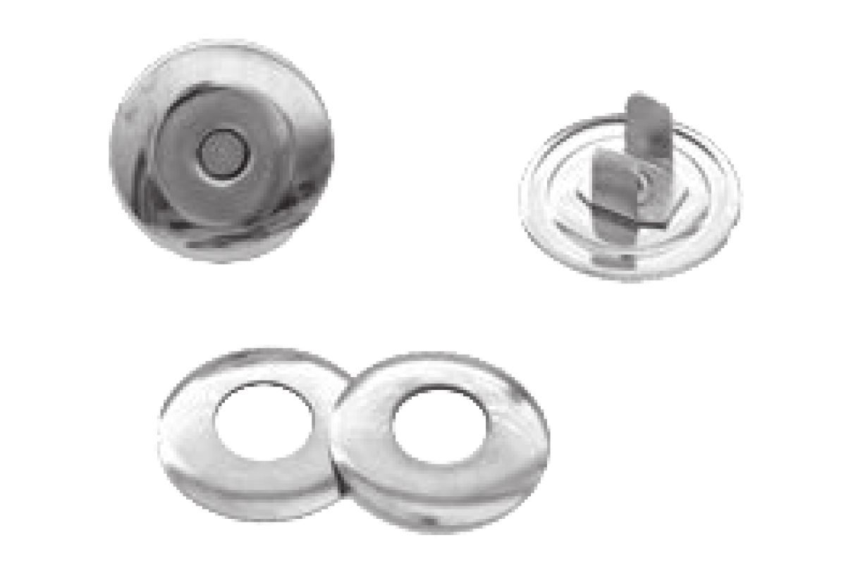 Magnetic Bag Closure Clasp - 19 mm Magnetic Bag Closure Clasp - 19 mm