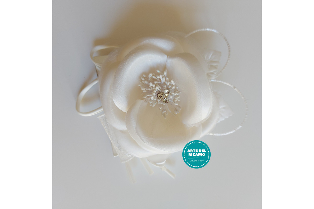 Fiori per Abiti e Capelli - Camelia Panna Fiori per Abiti e Capelli - Camelia Panna