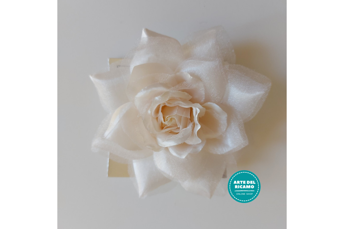 Fiori per Abiti e Capelli - Rosa Avorio Fiori per Abiti e Capelli - Rosa Avorio