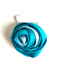 Rosa per Abiti e Capelli con Spilla - Verde Tiffany Rosa per Abiti e Capelli con Spilla - Verde Tiffany