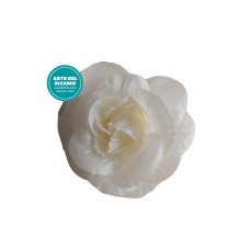 Fiori per Abiti e Capelli con Spilla - Rosa Panna Fiori per Abiti e Capelli con Spilla - Rosa Panna