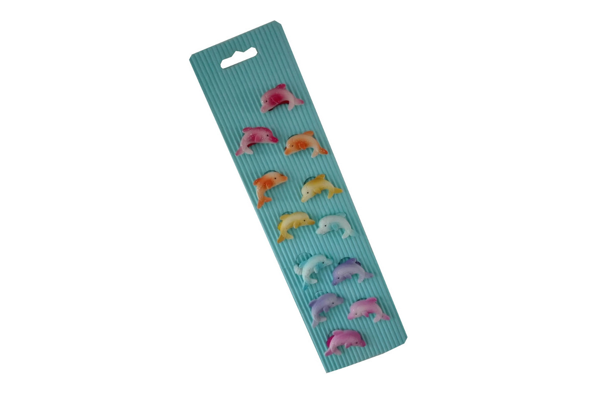 Elastici per Capelli Bambini - Delfini Colorati