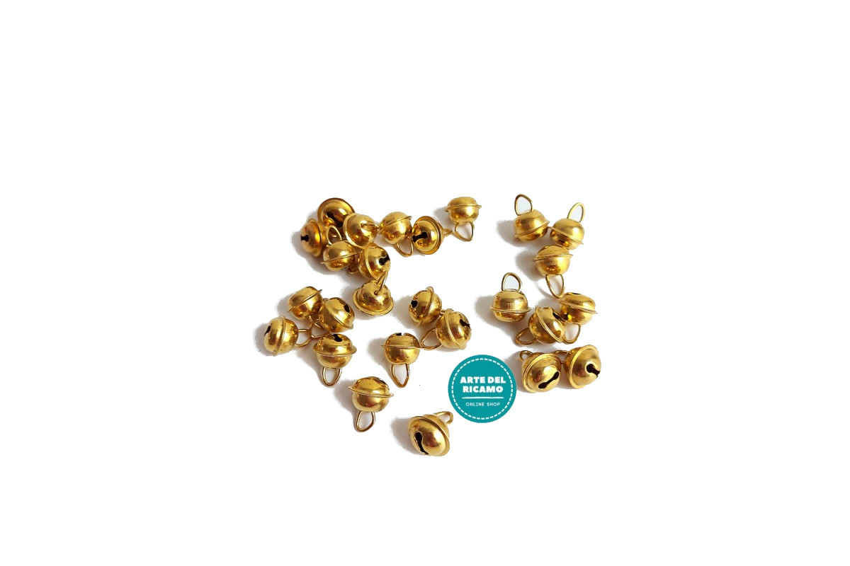 Campanelle Oro - Diametro 9 mm Campanelle Oro - Diametro 9 mm