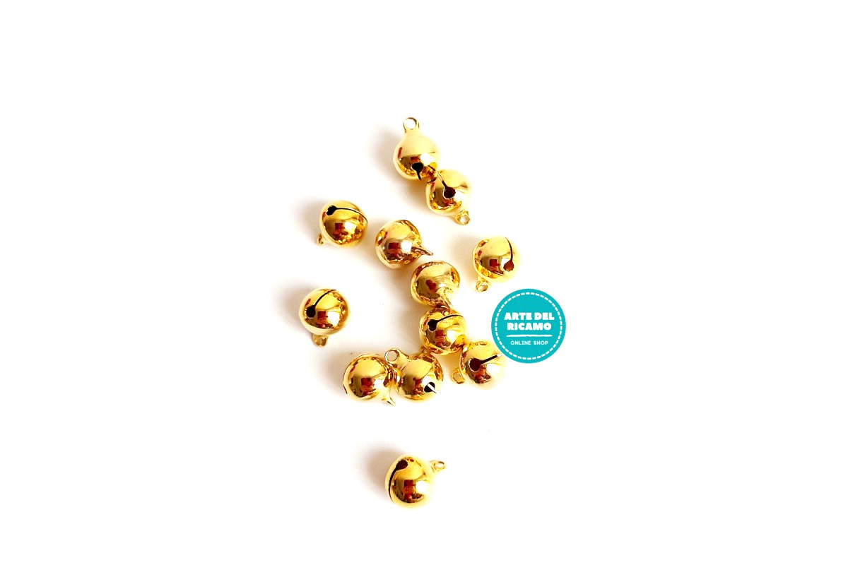 Gold Bells - 14 mm diameter