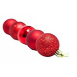 Red Christmas Balls - Diameter 3 cm Red Christmas Balls - Diameter 3 cm