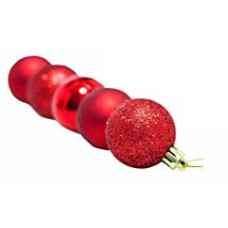 Esferas Navideñas de Plastico Rojas - Diametro 3 cm Esferas Navideñas de Plastico Rojas - Diametro 3 cm