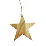 Wooden Star - Size 13 x 15 cm Wooden Star - Size 13 x 15 cm