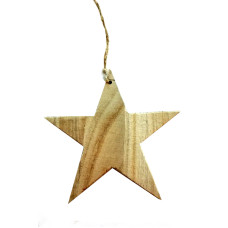 Stella in Legno - Dimensioni 13 x 15 cm Stella in Legno - Dimensioni 13 x 15 cm