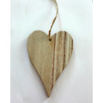 Wooden Heart - Size 13 x 15 cm Wooden Heart - Size 13 x 15 cm