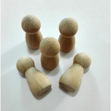 Wood Doll - Size 4,5 cm Wood Doll - Size 4,5 cm