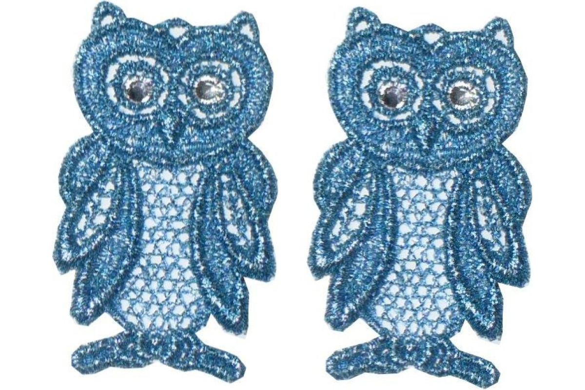 Gufi Macramé - Turchese Lamé