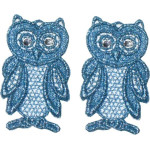 Gufi Macramé - Turchese Lamé Gufi Macramé - Turchese Lamé