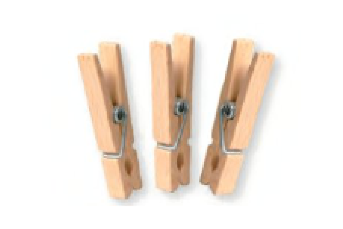 Mollette Legno Naturale 4,5 cm - Confezione da 36 pezzi Mollette Legno Naturale 4,5 cm - Confezione da 36 pezzi