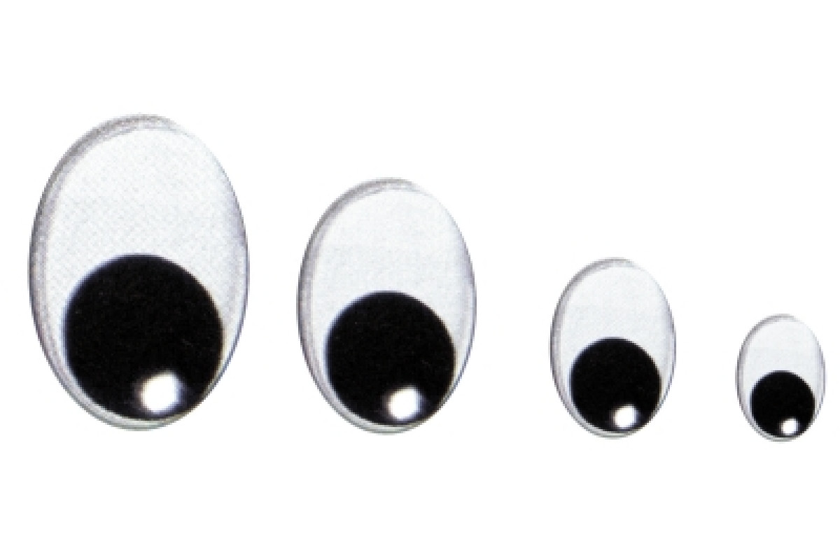 Occhi Mobili Ovali da 1cm Occhi Mobili Ovali da 1cm