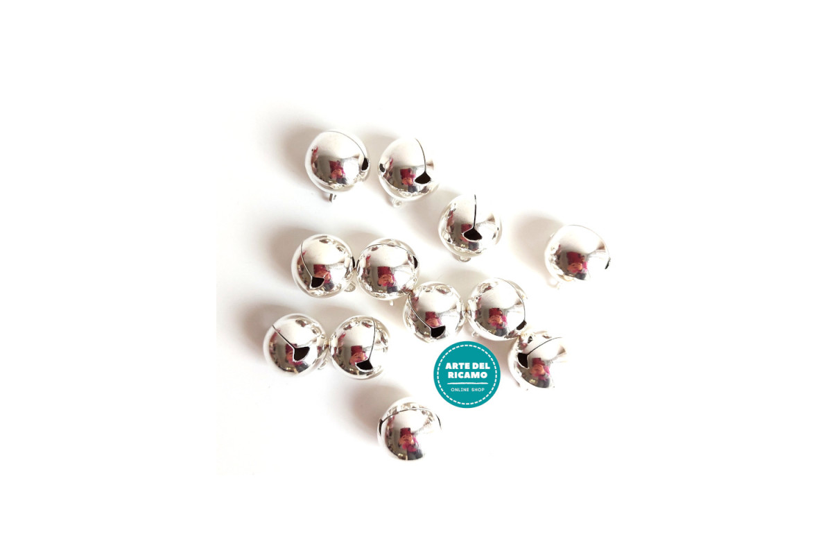Silver Bells - 25 mm diameter