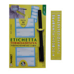 Marbet - Etiquetas Termoadhesiva con Marcador y Plantilla - Azul Claro