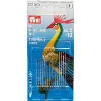 Prym - Aghi per Ricamo Crewel con Cruna Oro - Assortiti 5-10