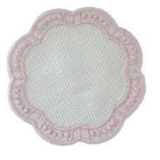 Inserto in Tela Aida da Ricamare - Fiore Rosa