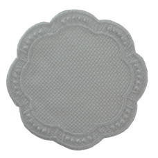 Inserto in Tela Aida da Ricamare - Fiore Bianco