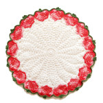 Coprivassoio Uncinetto - Fragole Coprivassoio Uncinetto - Fragole