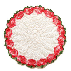 Coprivassoio Uncinetto - Fragole Coprivassoio Uncinetto - Fragole