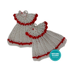 Coppia Presine all'Uncinetto - Dress Coppia Presine all'Uncinetto - Dress