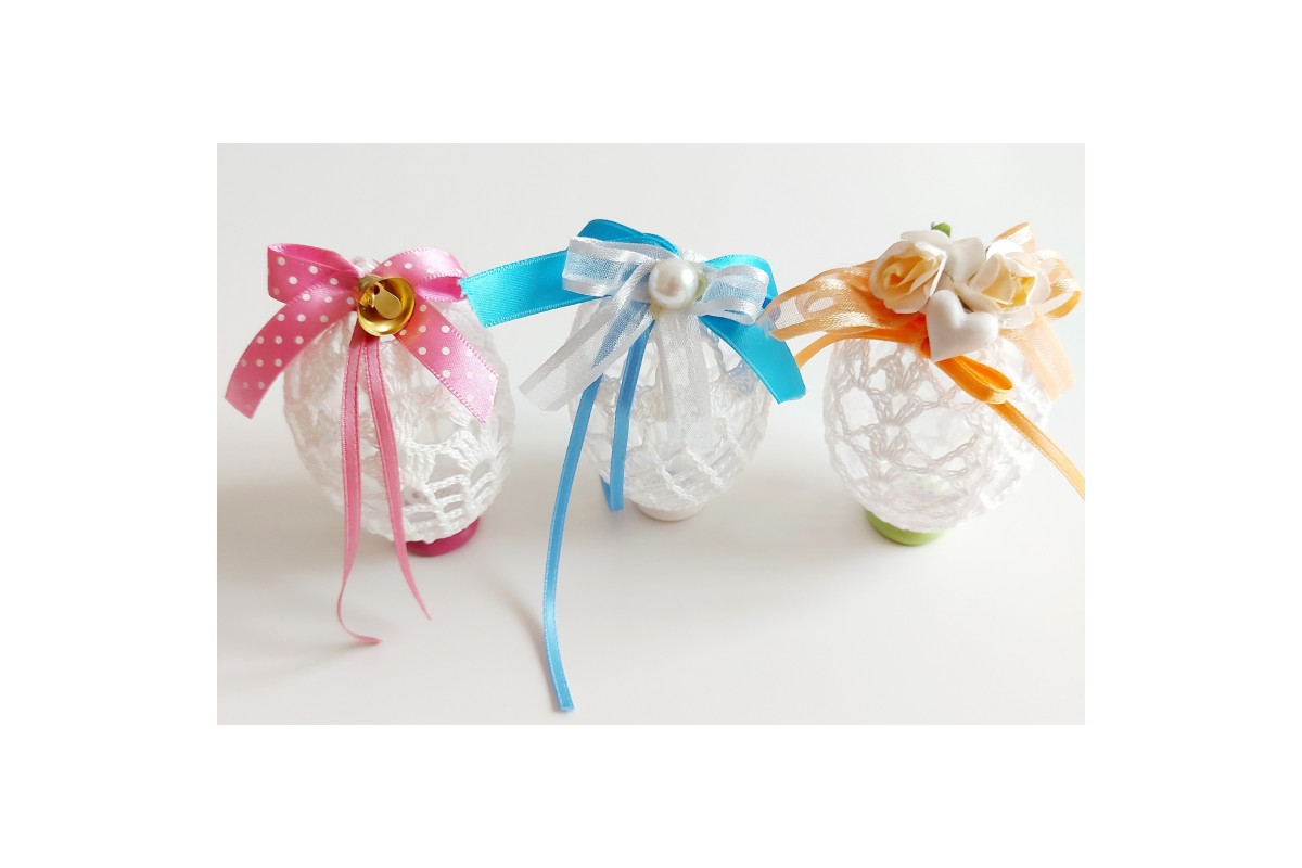 Small Crochet Easter Eggs