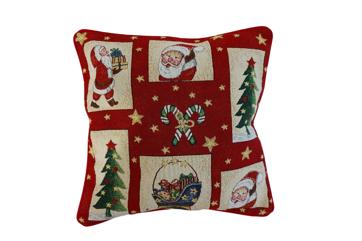 Funda Almohada con Motivos Navideños