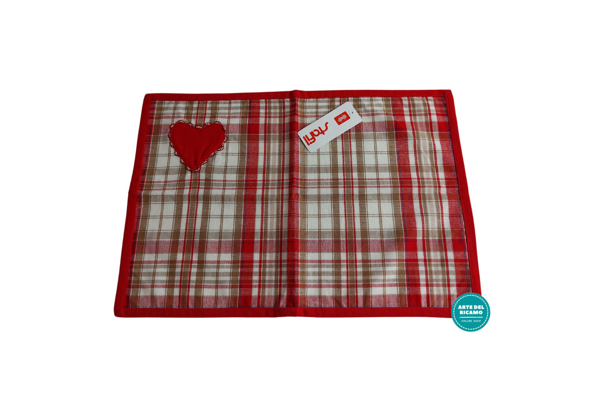 Individual Tablecloth - Country Style - Heart