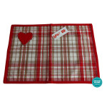 Individual Tablecloth - Country Style - Heart Individual Tablecloth - Country Style - Heart