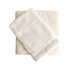 Soft Terry Bath Towels - Color Cream Soft Terry Bath Towels - Color Cream