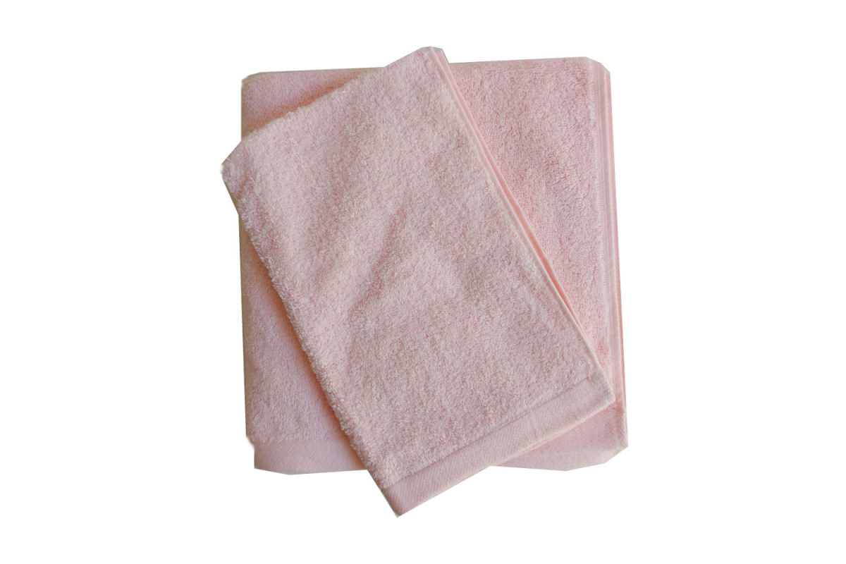 Soft Terry Bath Towels - Color Pink Soft Terry Bath Towels - Color Pink