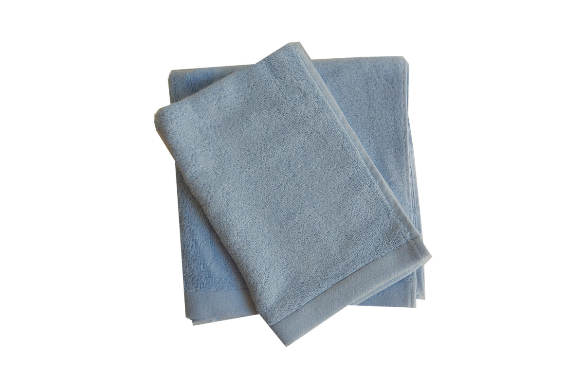 Soft Terry Bath Towels - Color Light Blue Soft Terry Bath Towels - Color Light Blue