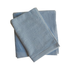 Soft Terry Bath Towels - Color Light Blue Soft Terry Bath Towels - Color Light Blue
