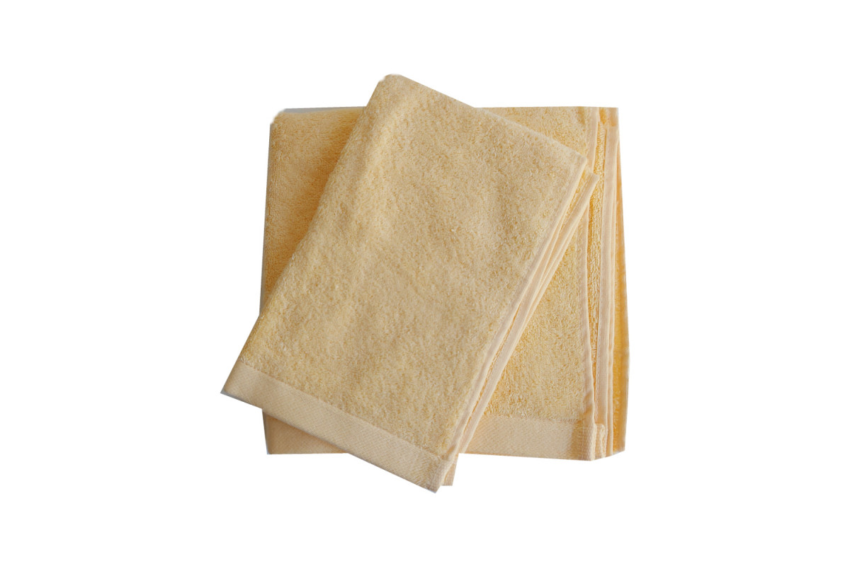 Soft Terry Bath Towels - Color Yellow