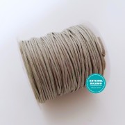 Waxed Cotton Thread - Size 1 mm Color Grey