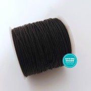 Waxed Cotton Thread - Size 1 mm Color Black