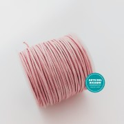 Waxed Cotton Thread - Size 1 mm Color Pink