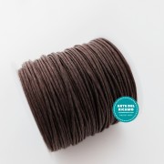 Waxed Cotton Thread - Size 1 mm Color Brown