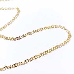 Metal Round Chain Gold Color - Pack of 10 meters