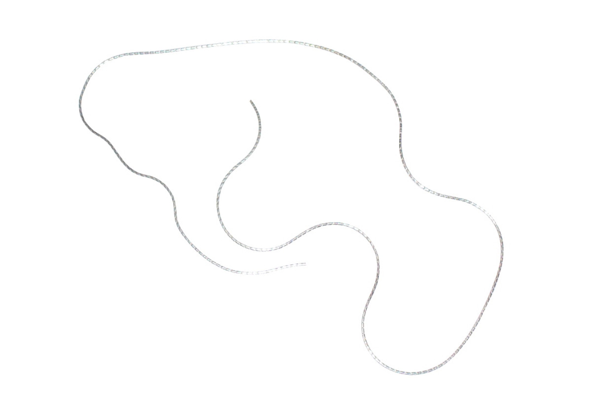 Catena Argento Tubolare per Collane e Bracciali - Lunghezza 50 cm Catena Argento Tubolare per Collane e Bracciali - Lunghezza 50 cm