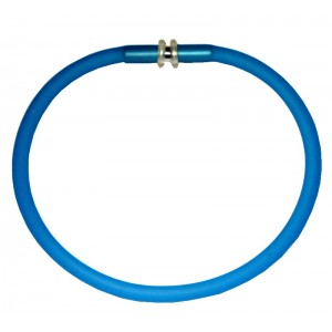 Rubber Bracelet with Metal Closure and Silicone O Ring