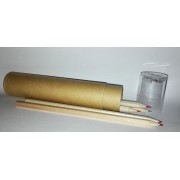 Cylindrical Pencilcase with Colors and Pencil Sharpener