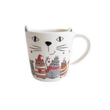 Tazza in Ceramica - Gatto Natalizio Tazza in Ceramica - Gatto Natalizio